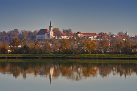 Gemeinde Kirchdorf Landkreis Rottal-Inn Inn Aussicht Ranshofen (Dirschl Johann) Deutschland PAN